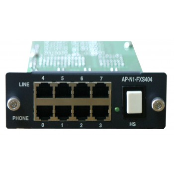 AddPac N1-FXS4O4 Модуль расширения 4 порта FXS, 4 порта FXO для VoIP-шлюзов, GSM-шлюзов, IP-АТС